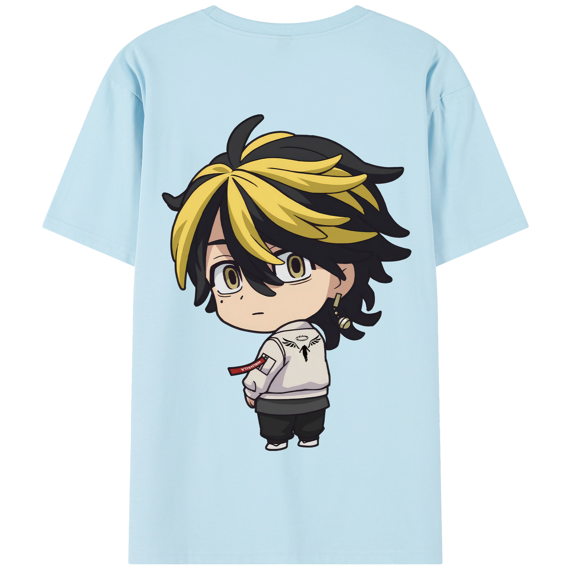 （画像用） 東京リベンジャーズ Tokyo Revengers 綿100％半袖Tシャツ（背面プリント）